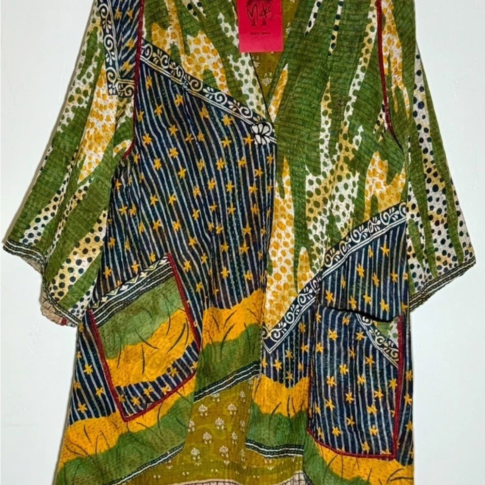 Colorful Patchwork Women's Jacket - image 1